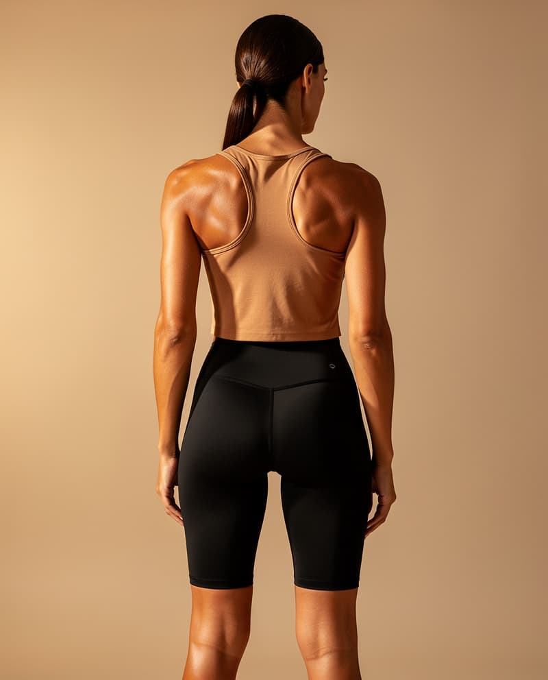 Base Layer Sun Short — back view