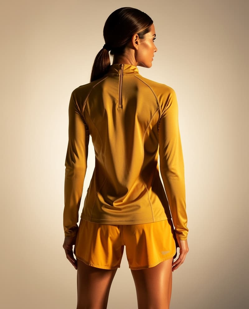 Horizon Half-Zip Sun Shirt — back view