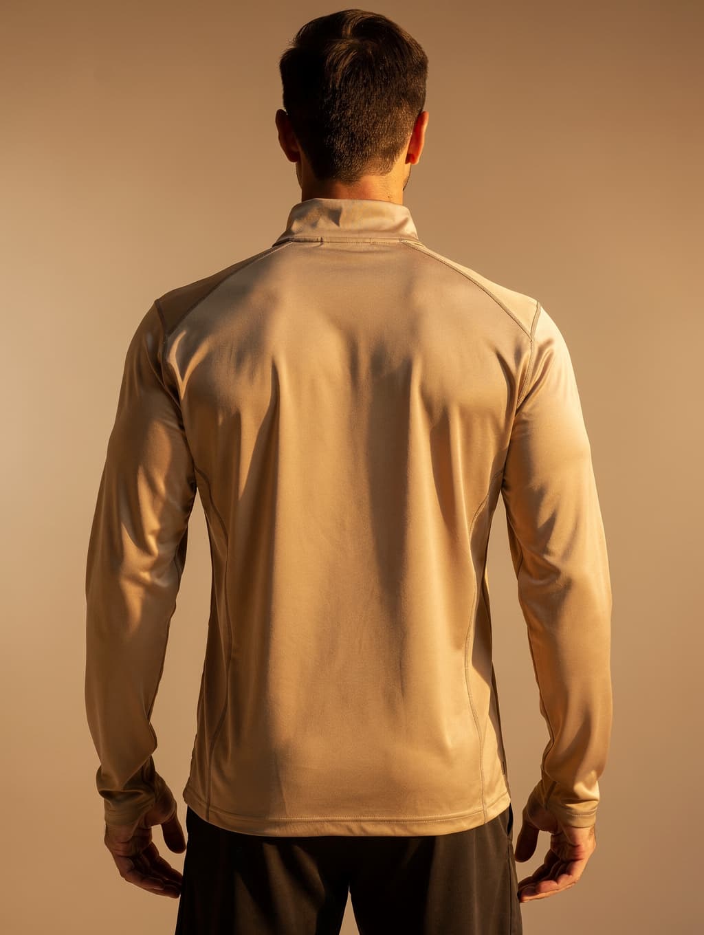 Summit Men's Half-Zip Sun Shirt — back view